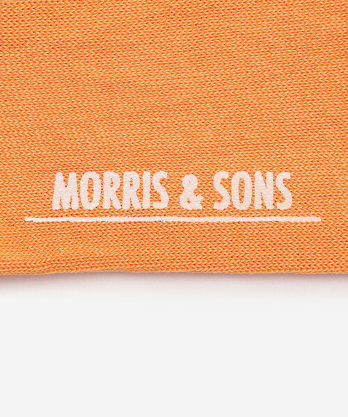 Morris & Sons（モリスアンドサンズ）の「MORRIS & SONS | ハイゲージリブソックス WOMEN（ソックス/靴下・レディース・ベージュ/ホワイト/ライトブルー/オレンジ/ブラック・WOMENS）」の7枚目の写真