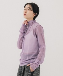 PUBLIC TOKYO | シースルーハイネック(Tシャツ/カットソー)