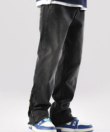 【OKUOKU　0909】サイドジップ/デニム　 oku-bottom-704173415173-33