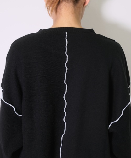 RAGEBLUE（レイジブルー）の「メロウデザインスウェット（スウェット・レディース・ホワイト/ブラック/ブルー・FREE）」の6枚目の写真