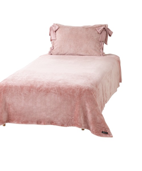 Francfranc(フランフラン)の「WARMY ソリッド ブランケット(毛布) シングル 1400×2000 ピンク(ブランケット・レディース・ピンク・FREE)」の6枚目の写真