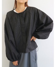 TRUNC | Jacquard No Collar Jacket(ブルゾン)