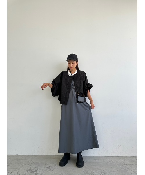 TRUNC（トランクエイティーエイト）の「Jacquard No Collar Jacket（ブルゾン・レディース・アイボリー/ブラック・FREE）」の20枚目の写真