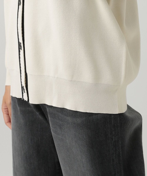 Elura(エルーラ)の「バイカラーカーディガン(カーディガン/ボレロ・レディース・ブラック/ホワイト・LARGE/MEDIUM)」の22枚目の写真