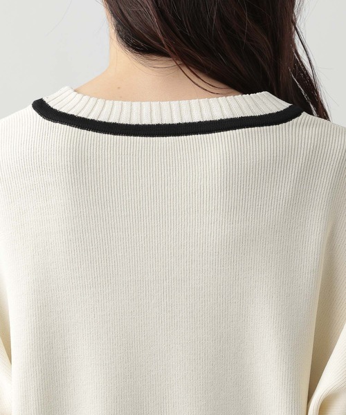 Elura(エルーラ)の「バイカラーカーディガン(カーディガン/ボレロ・レディース・ブラック/ホワイト・LARGE/MEDIUM)」の15枚目の写真