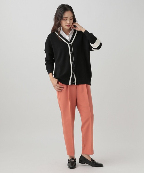 Elura(エルーラ)の「バイカラーカーディガン(カーディガン/ボレロ・レディース・ブラック/ホワイト・LARGE/MEDIUM)」の16枚目の写真
