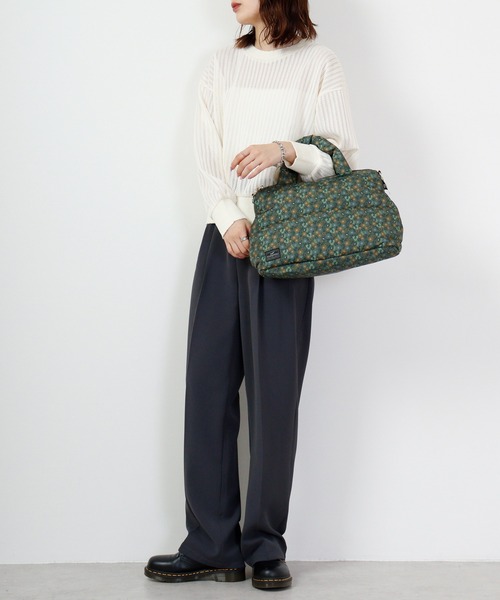 ROOTOTE(ルートート)の「ROOTOTE フェザールー中綿入ミニトートBAG(トートバッグ・メンズ・ブラック/グレー系その他/グレイッシュブルー/グレー系/ネイビー系/オレンジ/マスタード/カーキ系/ゴールド系/パープル系/シルバー系/ダークカーキ・FREE)」の14枚目の写真