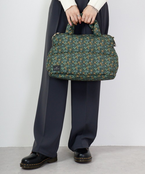 ROOTOTE(ルートート)の「ROOTOTE フェザールー中綿入ミニトートBAG(トートバッグ・メンズ・ブラック/グレー系その他/グレイッシュブルー/グレー系/ネイビー系/オレンジ/マスタード/カーキ系/ゴールド系/パープル系/シルバー系/ダークカーキ・FREE)」の15枚目の写真