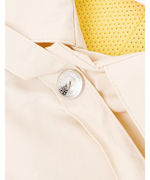 ARCHIVER（アーカイバ）の「【8】【little sunny bite】Nylon long ribbon jacket（ステンカラーコート・レディース・イエロー/ホワイト・SMALL/MEDIUM）」の10枚目の写真
