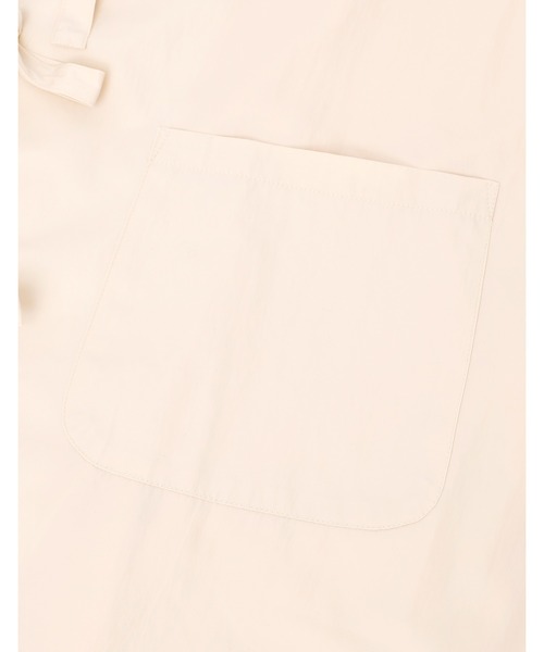 ARCHIVER（アーカイバ）の「【8】【little sunny bite】Nylon long ribbon jacket（ステンカラーコート・レディース・イエロー/ホワイト・SMALL/MEDIUM）」の11枚目の写真