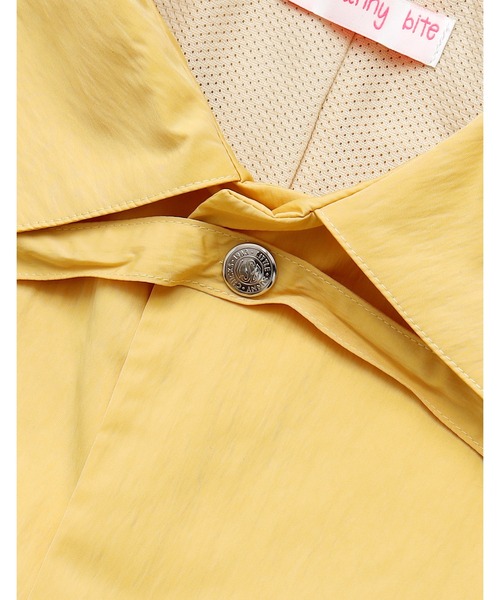ARCHIVER（アーカイバ）の「【8】【little sunny bite】Nylon long ribbon jacket（ステンカラーコート・レディース・イエロー/ホワイト・SMALL/MEDIUM）」の20枚目の写真