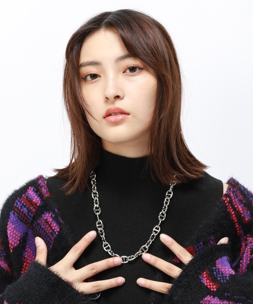 Anui(アニュイ)の「【TGC teen 着用アイテム/UNISEX】チェーンネックレス(ネックレス・レディース・シルバー・FREE)」の2枚目の写真