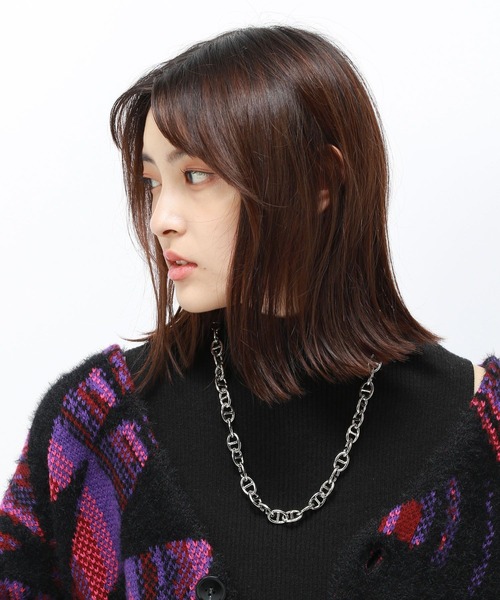 Anui(アニュイ)の「【TGC teen 着用アイテム/UNISEX】チェーンネックレス(ネックレス・レディース・シルバー・FREE)」の4枚目の写真