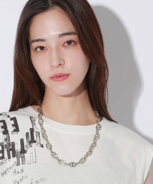 Anui(アニュイ)の「【TGC teen 着用アイテム/UNISEX】チェーンネックレス(ネックレス・レディース・シルバー・FREE)」の9枚目の写真