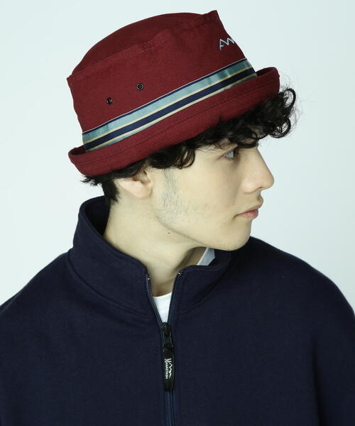MANASTASH(マナスタッシュ)の「MANASTASH/マナスタッシュ/MS PORKPIE HAT/ポークパイハット(ハット・メンズ・カーキ/グリーン/その他・L/M)」の1枚目の写真