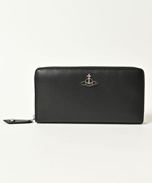 Vivienne Westwood ヴィヴィアン ウエストウッド GRAIN LEATHER ラウンドファスナー 長財布