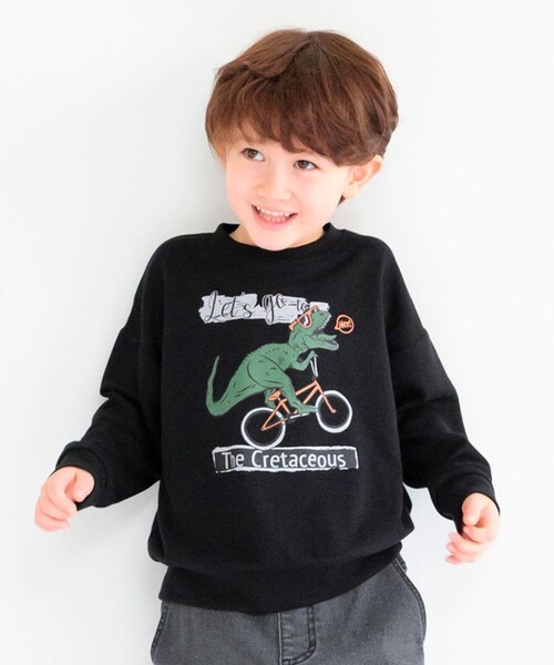 DRC branshes（ディーアールシーブランシェス）の「【WEB限定/DRC】bコレグラフィックトレーナー_スウェット_ライトオンス（スウェット・キッズ・ブラック/その他3/アイボリー/オフホワイト/その他8/ターコイズブルー/その他2/その他5/サックスブルー/その他6/その他1/その他9/マスタード/ブルー/その他7/その他4・130/120/150/90/100/140/110）」の16枚目の写真