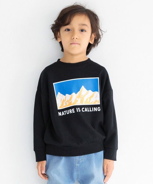 DRC branshes（ディーアールシーブランシェス）の「【WEB限定/DRC】bコレグラフィックトレーナー_スウェット_ライトオンス（スウェット・キッズ・ブラック/その他3/アイボリー/オフホワイト/その他8/ターコイズブルー/その他2/その他5/サックスブルー/その他6/その他1/その他9/マスタード/ブルー/その他7/その他4・130/120/150/90/100/140/110）」の11枚目の写真