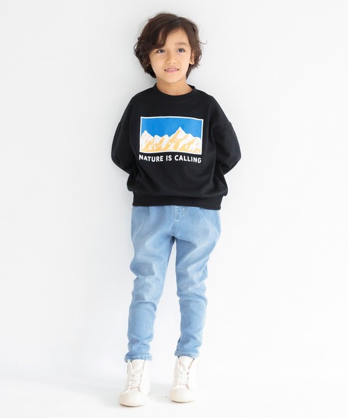 DRC branshes（ディーアールシーブランシェス）の「【WEB限定/DRC】bコレグラフィックトレーナー_スウェット_ライトオンス（スウェット・キッズ・ブラック/その他3/アイボリー/オフホワイト/その他8/ターコイズブルー/その他2/その他5/サックスブルー/その他6/その他1/その他9/マスタード/ブルー/その他7/その他4・130/120/150/90/100/140/110）」の22枚目の写真