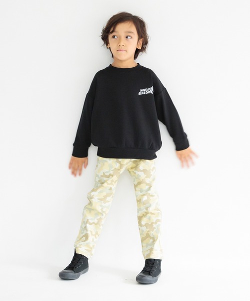 DRC branshes（ディーアールシーブランシェス）の「【WEB限定/DRC】bコレグラフィックトレーナー_スウェット_ライトオンス（スウェット・キッズ・ブラック/その他3/アイボリー/オフホワイト/その他8/ターコイズブルー/その他2/その他5/サックスブルー/その他6/その他1/その他9/マスタード/ブルー/その他7/その他4・130/120/150/90/100/140/110）」の21枚目の写真