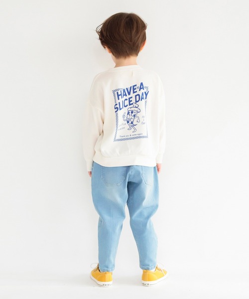 DRC branshes（ディーアールシーブランシェス）の「【WEB限定/DRC】bコレグラフィックトレーナー_スウェット_ライトオンス（スウェット・キッズ・ブラック/その他3/アイボリー/オフホワイト/その他8/ターコイズブルー/その他2/その他5/サックスブルー/その他6/その他1/その他9/マスタード/ブルー/その他7/その他4・130/120/150/90/100/140/110）」の17枚目の写真