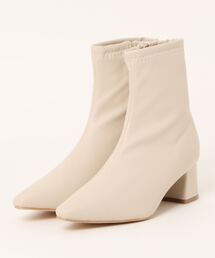 Thevon | ポインテッドストレッチショートブーツ(ブーツ)