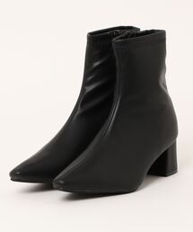 Thevon | ポインテッドストレッチショートブーツ(ブーツ)