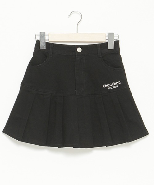 by LOVEiT(バイラビット)の「切り替えティアードスカパン(スカート・キッズ・ブラック/ブルー/ピンク/ライム・130cm/140cm/150cm/160cm/120cm)」の2枚目の写真