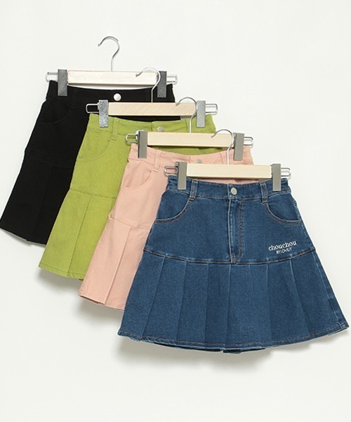 by LOVEiT(バイラビット)の「切り替えティアードスカパン(スカート・キッズ・ブラック/ブルー/ピンク/ライム・130cm/140cm/150cm/160cm/120cm)」の6枚目の写真