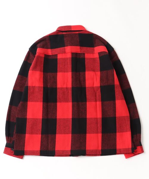 DEAR LAUREL（ディアローレル）の「【ムラサキスポーツ限定】DEAR LAUREL/ディアローレル 長袖シャツ チェック柄 ヴィンテージ風 ボタンダウン D23F2601（シャツ/ブラウス・メンズ・ブラウン/アイボリー/レッド・L/M）」の4枚目の写真