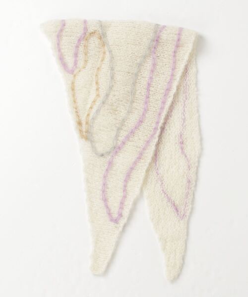 ROYAL FLASH（ロイヤルフラッシュ）の「cie / シー/contour scarf（ストール/ショール・レディース・ホワイト/グレー/ベージュ・F）」の2枚目の写真