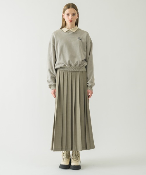 idem（イデム）の「idem logo sweat/ロゴスウェット（スウェット・レディース・グレー/ピンク/オフホワイト/ネイビー・FREE）」の17枚目の写真