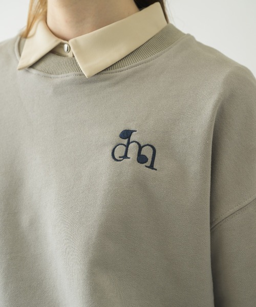 idem（イデム）の「idem logo sweat/ロゴスウェット（スウェット・レディース・グレー/ピンク/オフホワイト/ネイビー・FREE）」の18枚目の写真