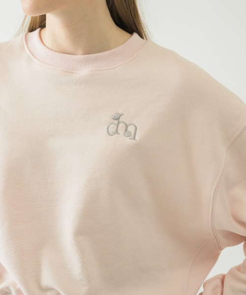 idem（イデム）の「idem logo sweat/ロゴスウェット（スウェット・レディース・グレー/ピンク/オフホワイト/ネイビー・FREE）」の21枚目の写真