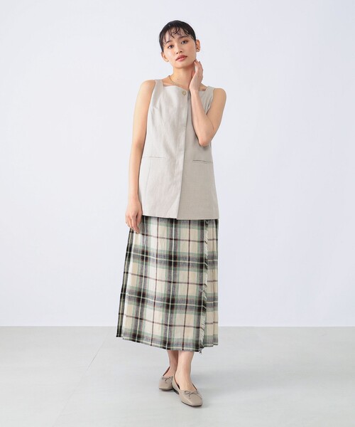 BEAMS ONEIL OF DUBLIN リネンキルトスカート Demi-Luxe BEAMS（デミルクス ビームス）の「ONEIL OF DUBLIN