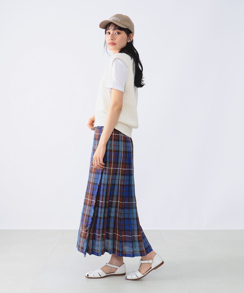 BEAMS ONEIL OF DUBLIN リネンキルトスカート 15％OFF】O'neil of Dublin リネンキルトスカート アヴォンフ