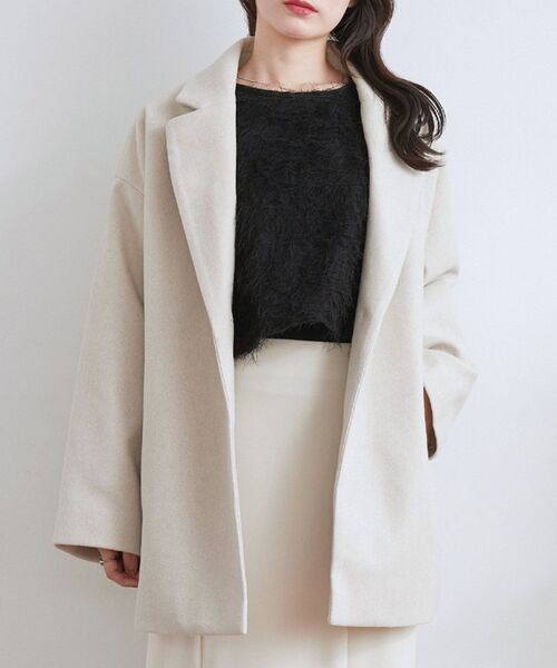 RETRO GIRL(レトロガール)の「【リバイバル】FウールテーラーJK(その他アウター・レディース・ブラウン/ナチュラル/ブラウン系その他2/ブラック/ダークブラウン/グレー系その他2/アイボリー・FREE)」の7枚目の写真