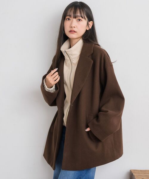 RETRO GIRL(レトロガール)の「【リバイバル】FウールテーラーJK(その他アウター・レディース・ブラウン/ナチュラル/ブラウン系その他2/ブラック/ダークブラウン/グレー系その他2/アイボリー・FREE)」の13枚目の写真