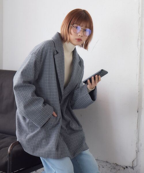 RETRO GIRL(レトロガール)の「【リバイバル】FウールテーラーJK(その他アウター・レディース・ブラウン/ナチュラル/ブラウン系その他2/ブラック/ダークブラウン/グレー系その他2/アイボリー・FREE)」の17枚目の写真