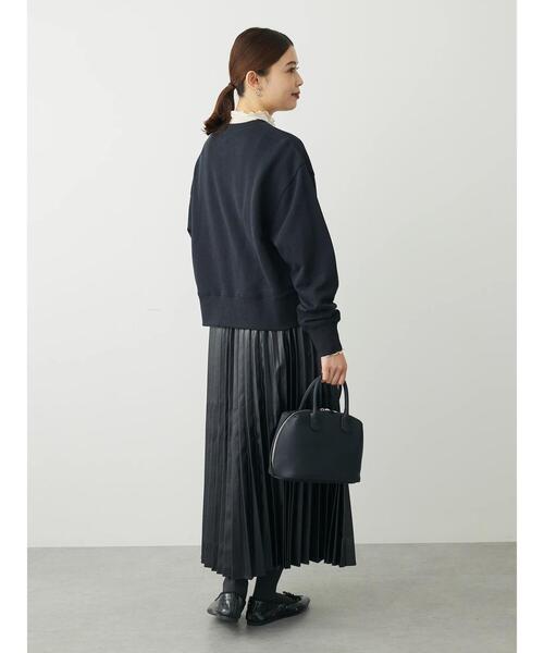 ELENCARE DUE（エレンカーレデュエ）の「・ELENCARE　DUE合成皮革プリーツスカート（スカート・レディース・ブラック・FREE）」の7枚目の写真