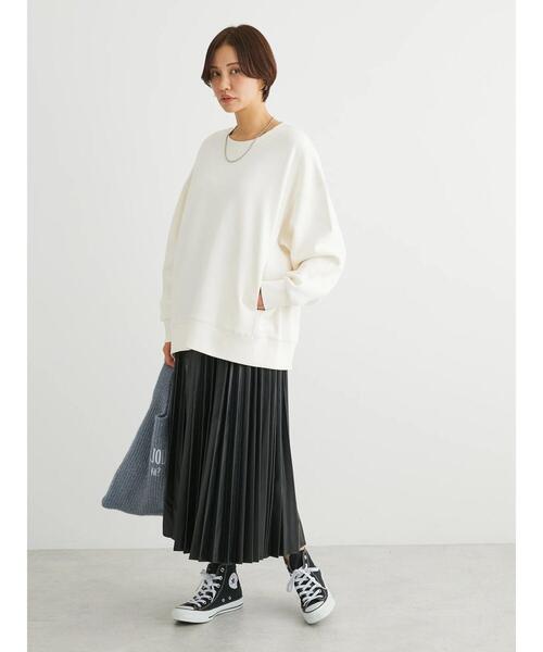 ELENCARE DUE（エレンカーレデュエ）の「・ELENCARE　DUE合成皮革プリーツスカート（スカート・レディース・ブラック・FREE）」の10枚目の写真