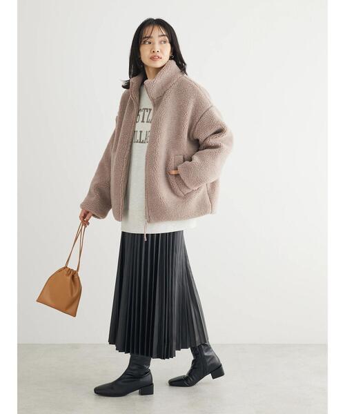 ELENCARE DUE（エレンカーレデュエ）の「・ELENCARE　DUE合成皮革プリーツスカート（スカート・レディース・ブラック・FREE）」の14枚目の写真