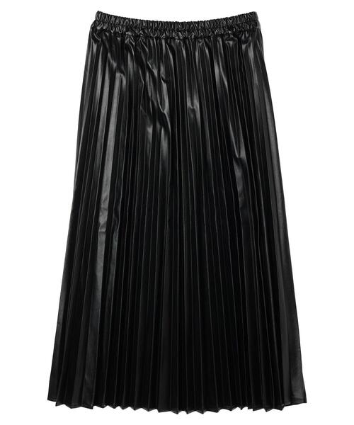 ELENCARE DUE（エレンカーレデュエ）の「・ELENCARE　DUE合成皮革プリーツスカート（スカート・レディース・ブラック・FREE）」の15枚目の写真