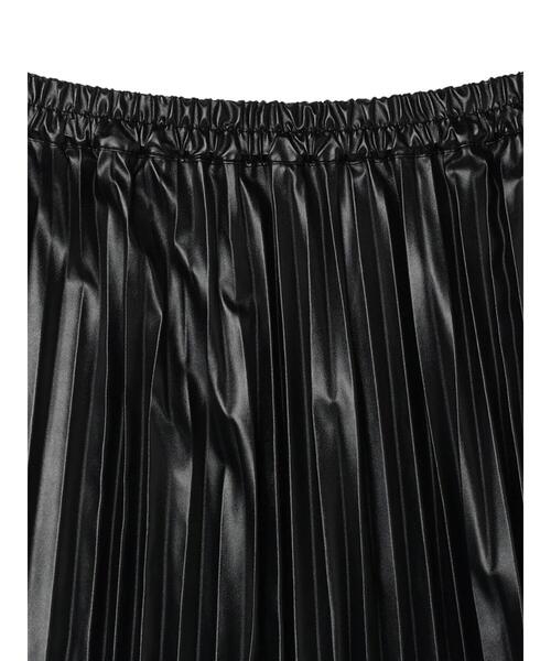 ELENCARE DUE（エレンカーレデュエ）の「・ELENCARE　DUE合成皮革プリーツスカート（スカート・レディース・ブラック・FREE）」の17枚目の写真