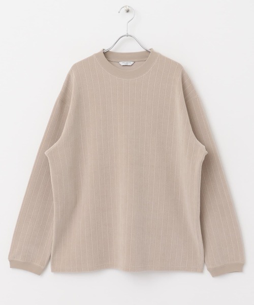 URBAN RESEARCH DOORS（アーバンリサーチドアーズ）の「ジャガードコーデュロイプルオーバー（Tシャツ/カットソー・メンズ・ベージュ系その他/チャコールグレー・LARGE/MEDIUM）」の20枚目の写真