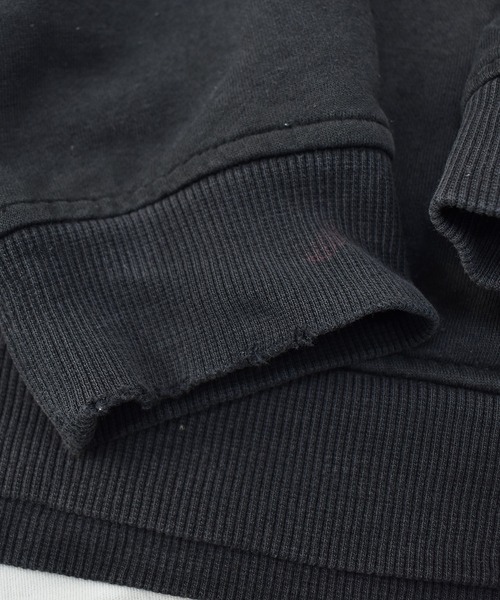 Champion(チャンピオン)の「【ヴィンテージ古着】Champion / チャンピオン リフレクター付き ロゴ刺繍 スウェットパーカー(パーカー・メンズ・ブラック・SMALL)」の12枚目の写真