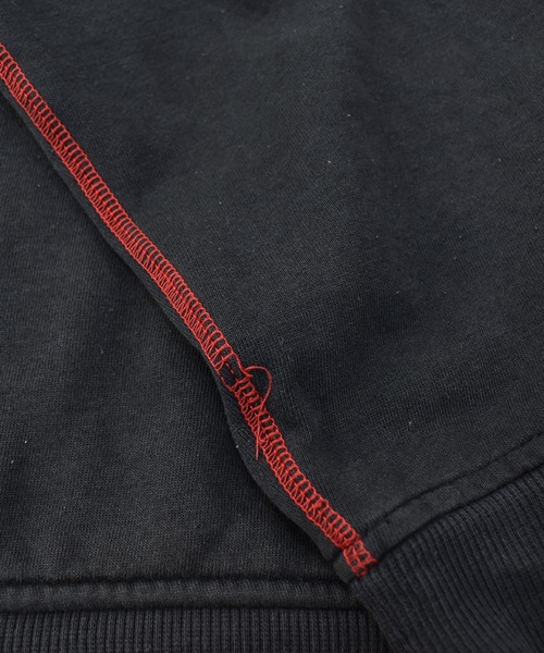 Champion(チャンピオン)の「【ヴィンテージ古着】Champion / チャンピオン リフレクター付き ロゴ刺繍 スウェットパーカー(パーカー・メンズ・ブラック・SMALL)」の14枚目の写真