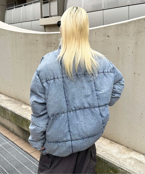 sedacle(セダクル)の「デニム中綿ブルゾン(ブルゾン・レディース・ブラック/ブルー・MEDIUM/LARGE)」の13枚目の写真