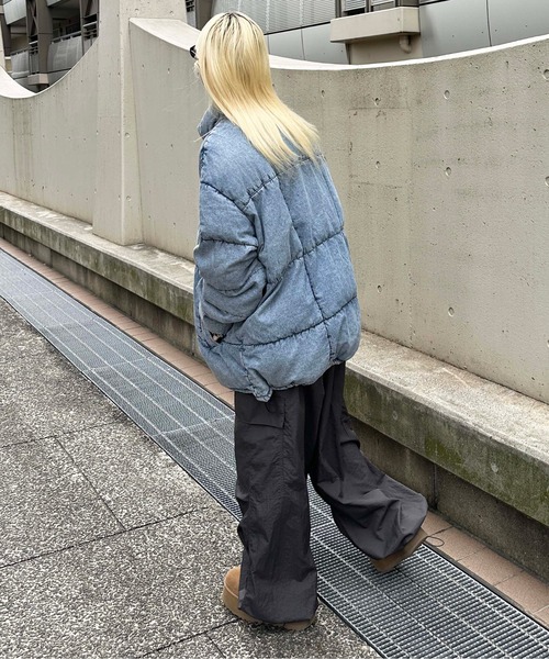 sedacle(セダクル)の「デニム中綿ブルゾン(ブルゾン・レディース・ブラック/ブルー・MEDIUM/LARGE)」の17枚目の写真