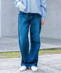 D.M.G.（ドミンゴ）の「[D.M.G. / ディーエムジー]  甘織デニム 5Pストレートデニム（デニムパンツ）」